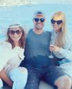 <p>"Boat day with friends, my man and his pretty mama. ❤️ ☀️," Haack captioned a photo of the three happily smiling for the camera.</p>