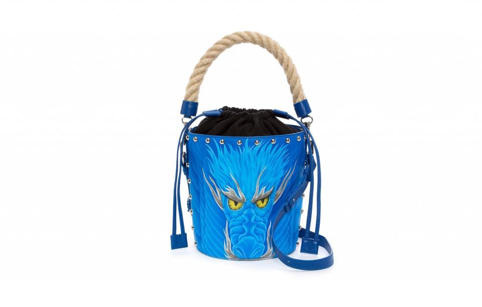 Studded Dragon Bucket Bag