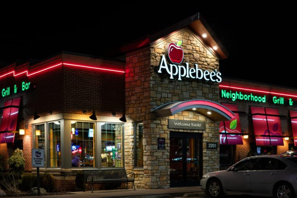 A file photo shows an Applebee’s restaurant in Hudson, Wisconsin, on March 8, 2020. (Adobe Stock Photo)