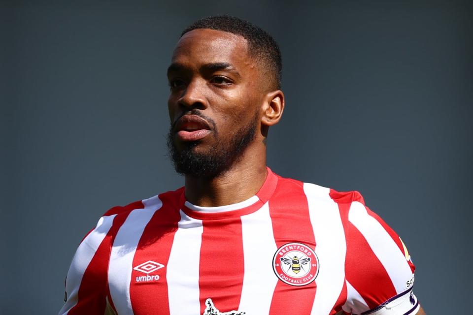 Training return: Banned striker Ivan Toney is still unable to play for Brentford until January (Getty Images)