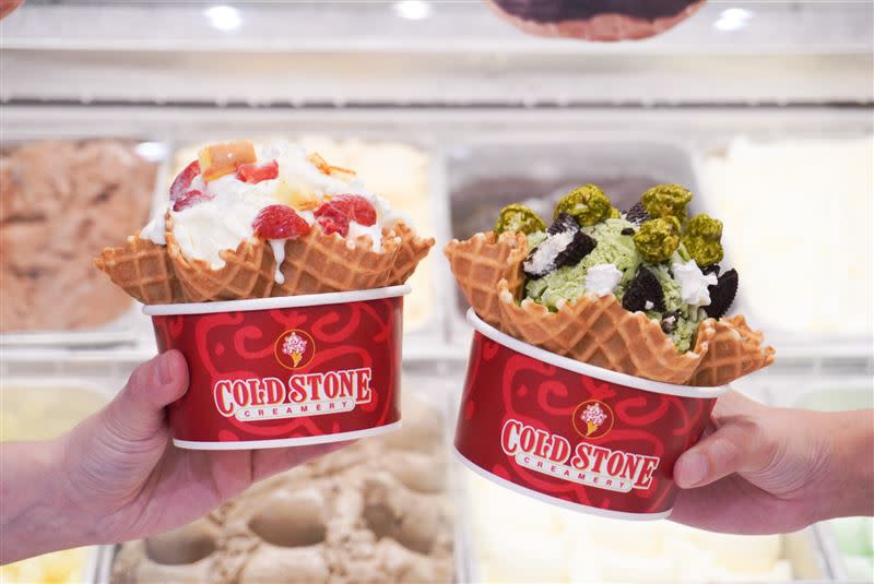 12月22日至12月28日COLD STONE冰淇淋「買1送1」。（圖／COLD STONE提供）