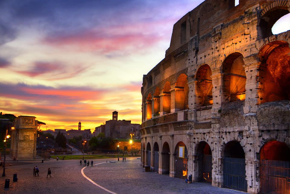 Rome's great gladiatorial arena is the most thrilling of the city's ancient sights.