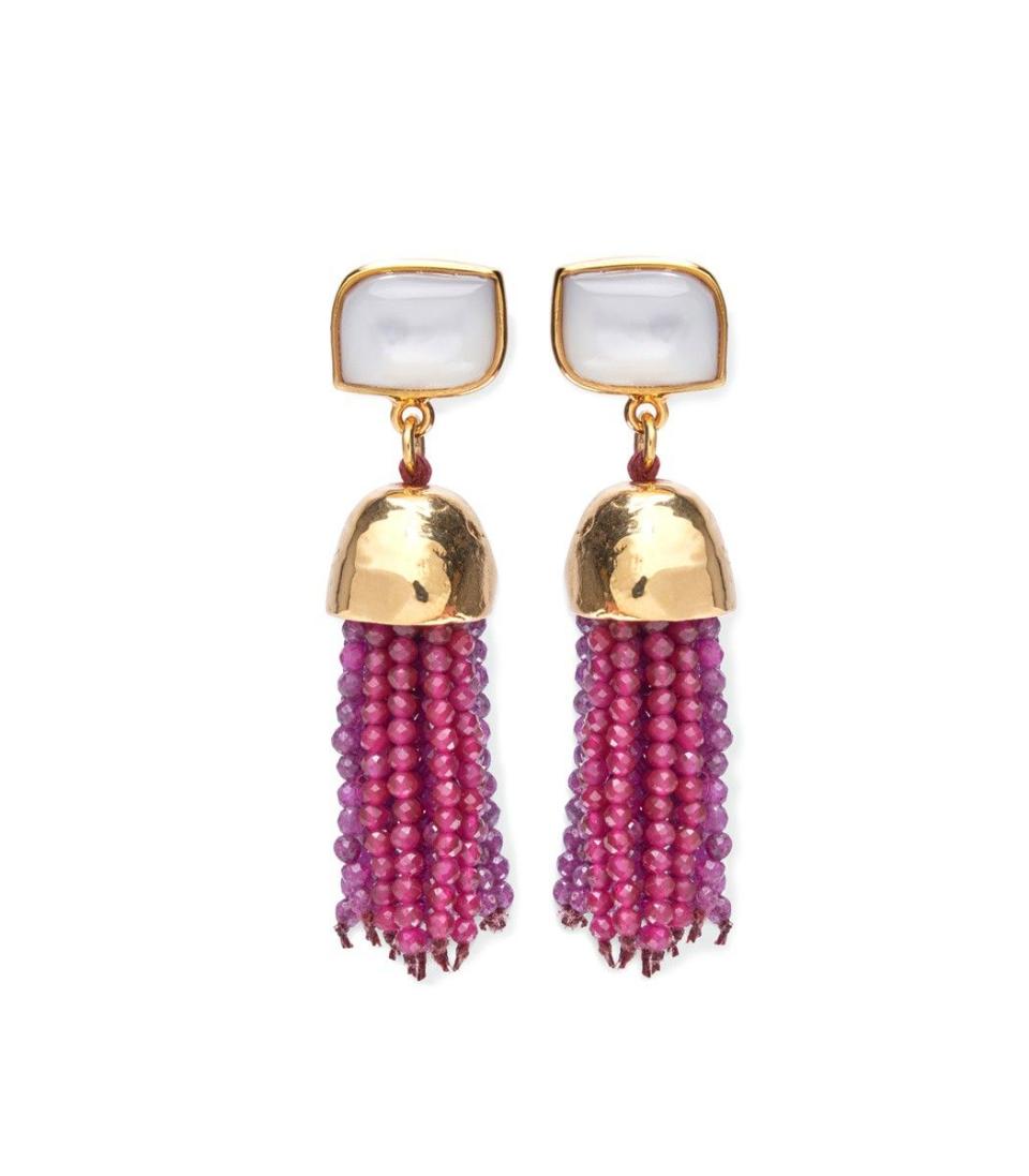 <p><strong>Lizzie Fortunato</strong></p><p>harpersbazaar.com</p><p><strong>$485.00</strong></p><p><a href="https://shop.harpersbazaar.com/designers/lizzie-fortunato/masquerade-earrings-91628.html" rel="nofollow noopener" target="_blank" data-ylk="slk:Shop Now;elm:context_link;itc:0;sec:content-canvas" class="link ">Shop Now</a></p>