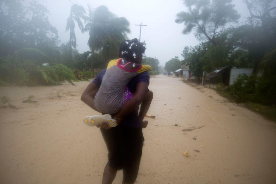 Hurricane Matthew batters Haiti and large parts of the Caribbean