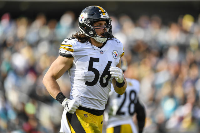 Pittsburgh Steelers outside linebacker Anthony Chickillo (56) during NFL  football minicamp, Tuesday, June 13, 2017, in Pittsburgh. (AP Photo/Keith  Srakocic Stock Photo - Alamy