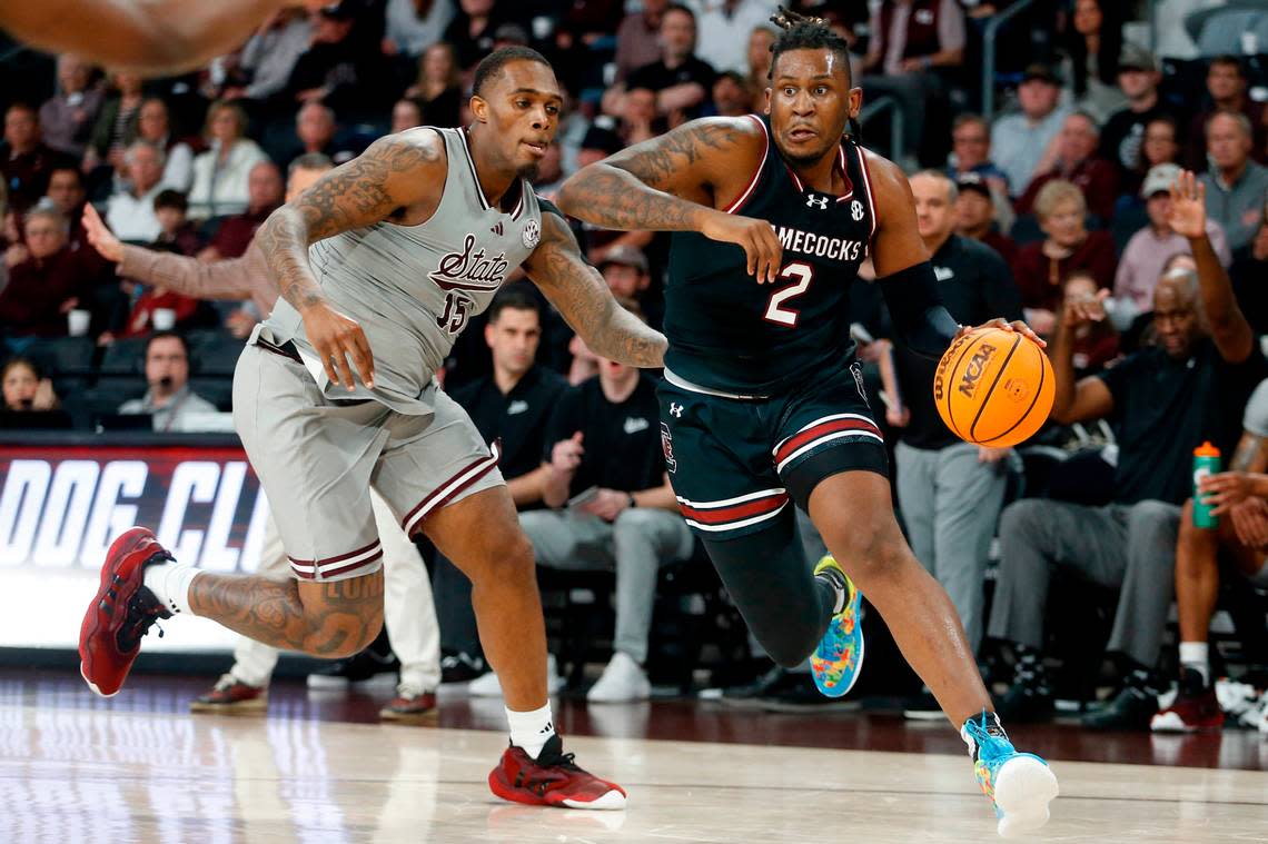 25 wins! South Carolina MBB outlasts Mississippi State. SEC Tournament