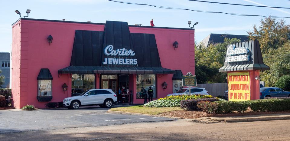 Carter Jewelers on High Street in Jackson, Miss., seen Tuesday, Dec. 12, is one of the oldest continuously run jewelry stores in the United States. Owner Jerry Lake is retiring and his son, Jay Lake, will be taking over the business.
