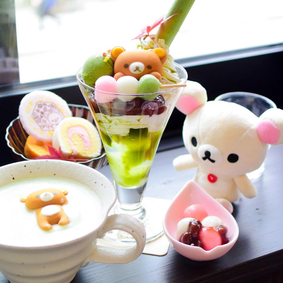 Rilakkuma themed food