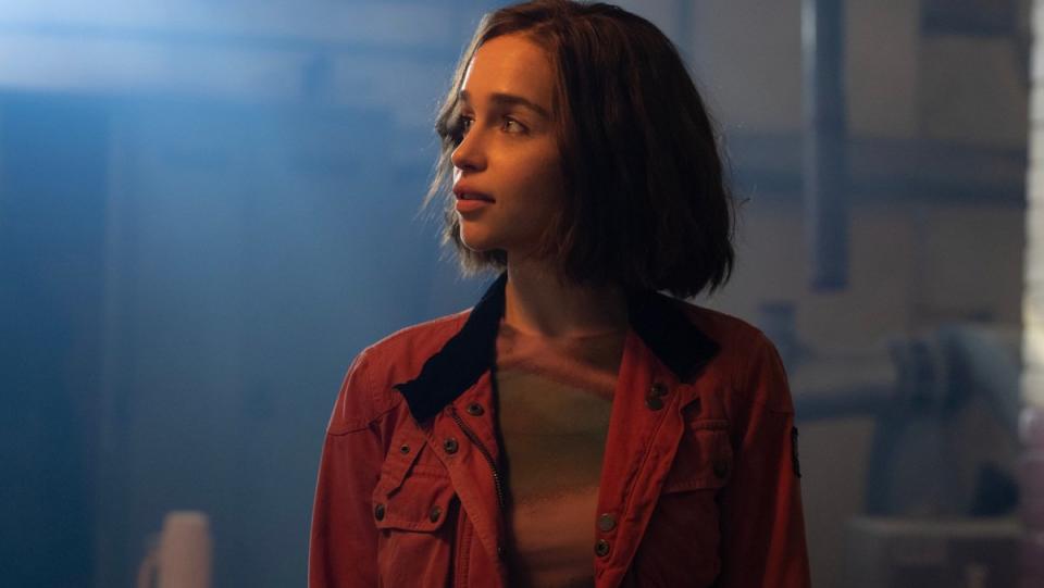 Emilia Clarke's G'iah looks to the left in Marvel's Secret Invasion