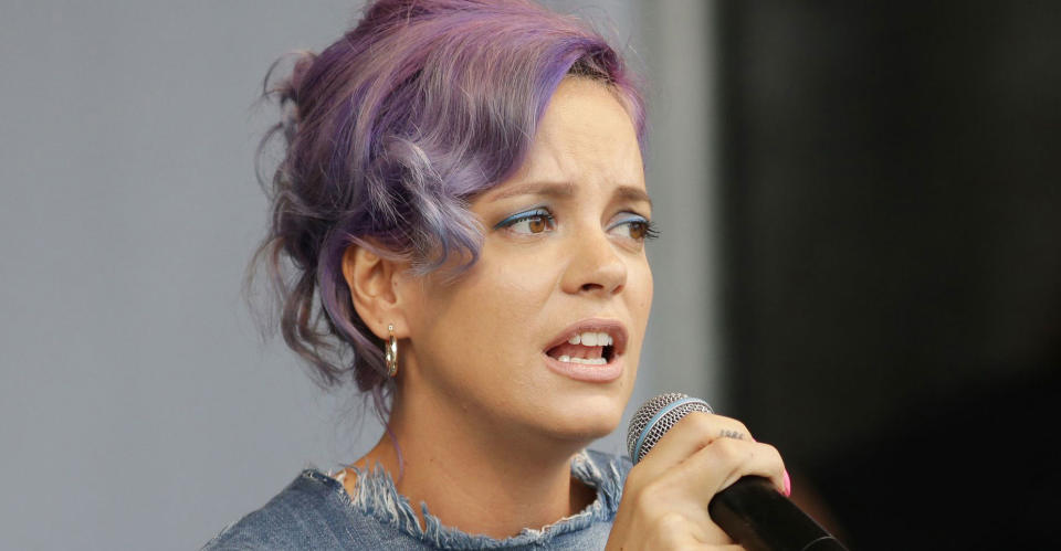 Lily Allen has pulled out of several US concerts. (PA Images)