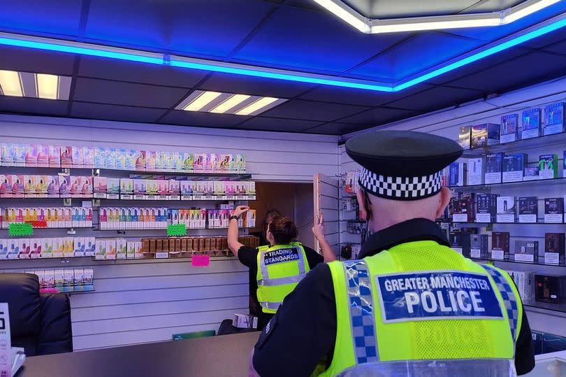 Police visited multiple businesses in Bolton