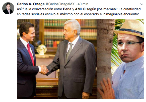 MEMES reunión AMLO Peña