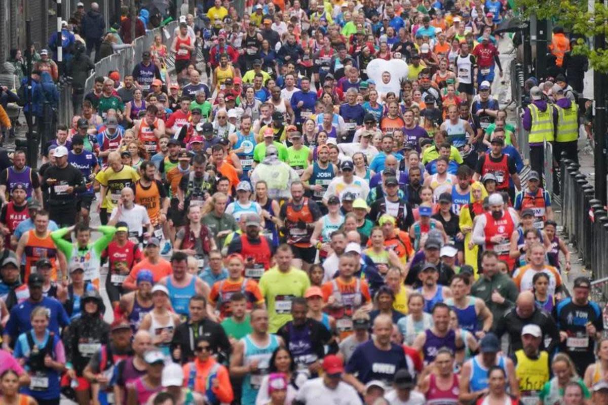 Get ready to support, the London Marathon is just days away. <i>(Image: PA)</i>