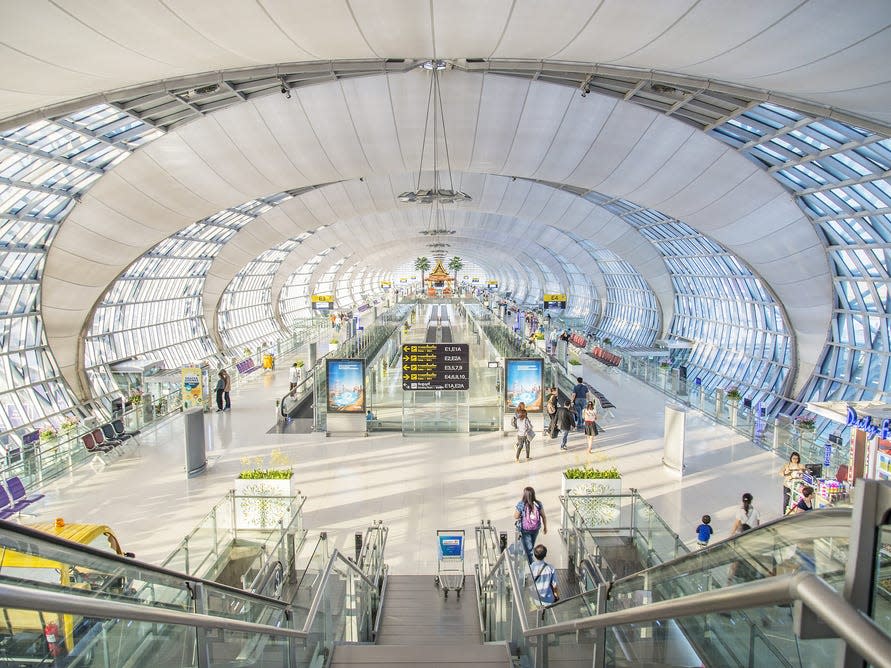 Suvarnabhumi International Airport in Thailand