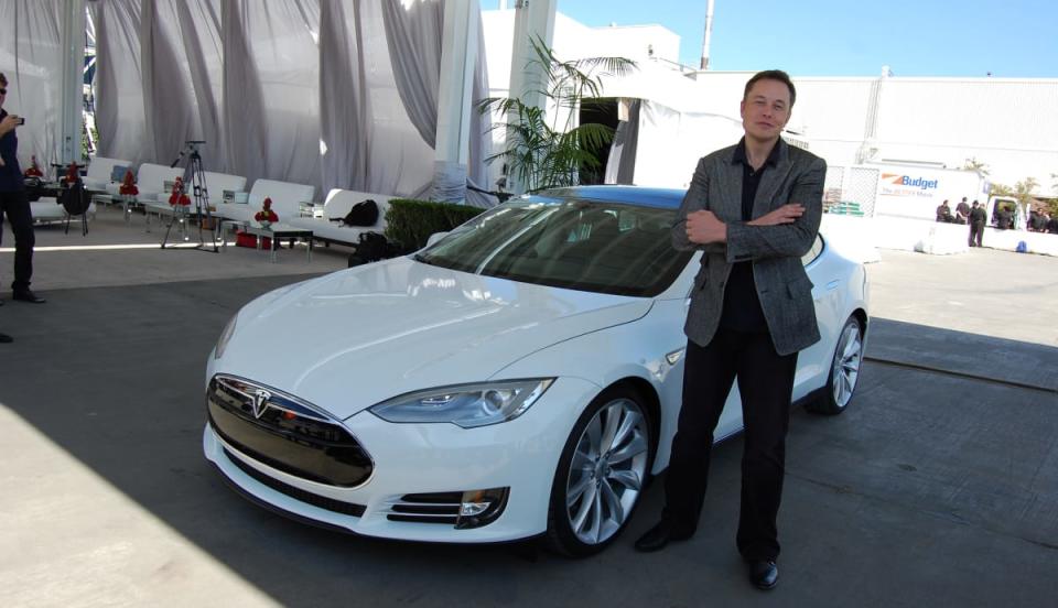 Elon Musk, Tesla Factory, Fremont (CA, USA)