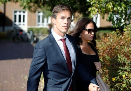 Denmark's Thorbjorn Olesen leaves the Isleworth Crown Court in Isleworth