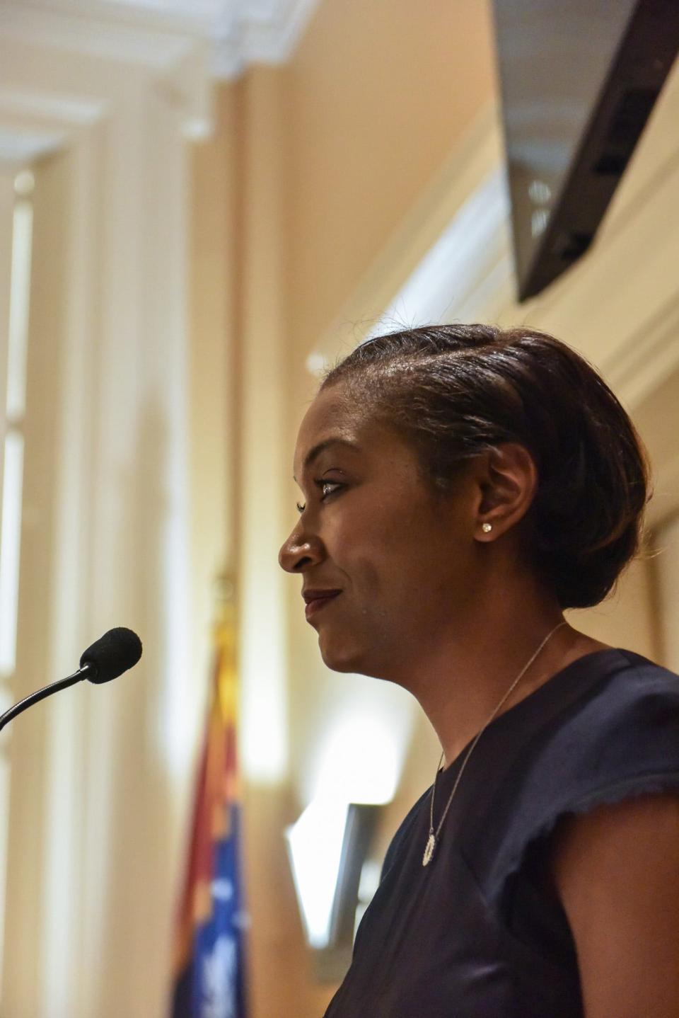 City Attorney Catoria Martin, seen here in this April 12, 2023 file photo, submitted her resignation on Jan. 4 after over two years holding the position.