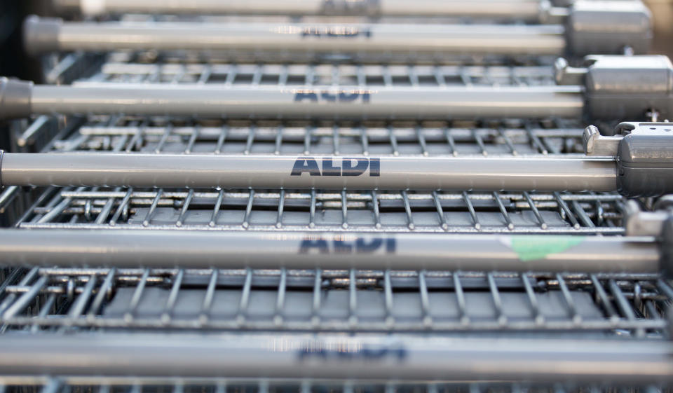 Aldi trolleys. Source: Getty Images