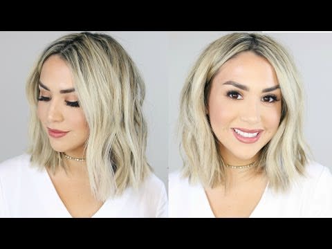 Beachy Waves for Short Hair