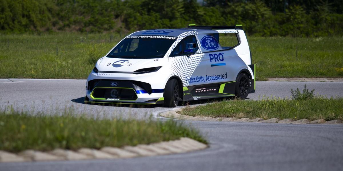 Ford SuperVan 4 EV with Nearly 2000 HP Debuts at Goodwood Festival of Speed