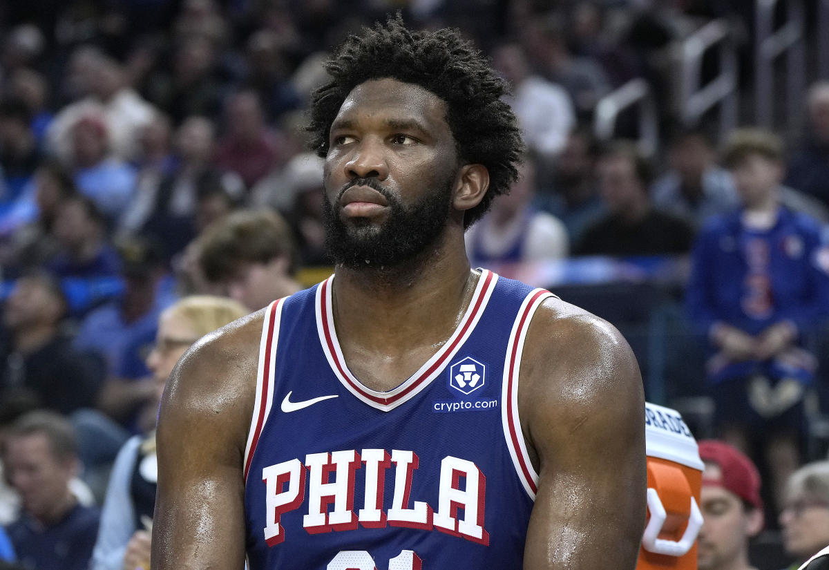 76ers C Joel Embiid (knee) out vs. Jazz