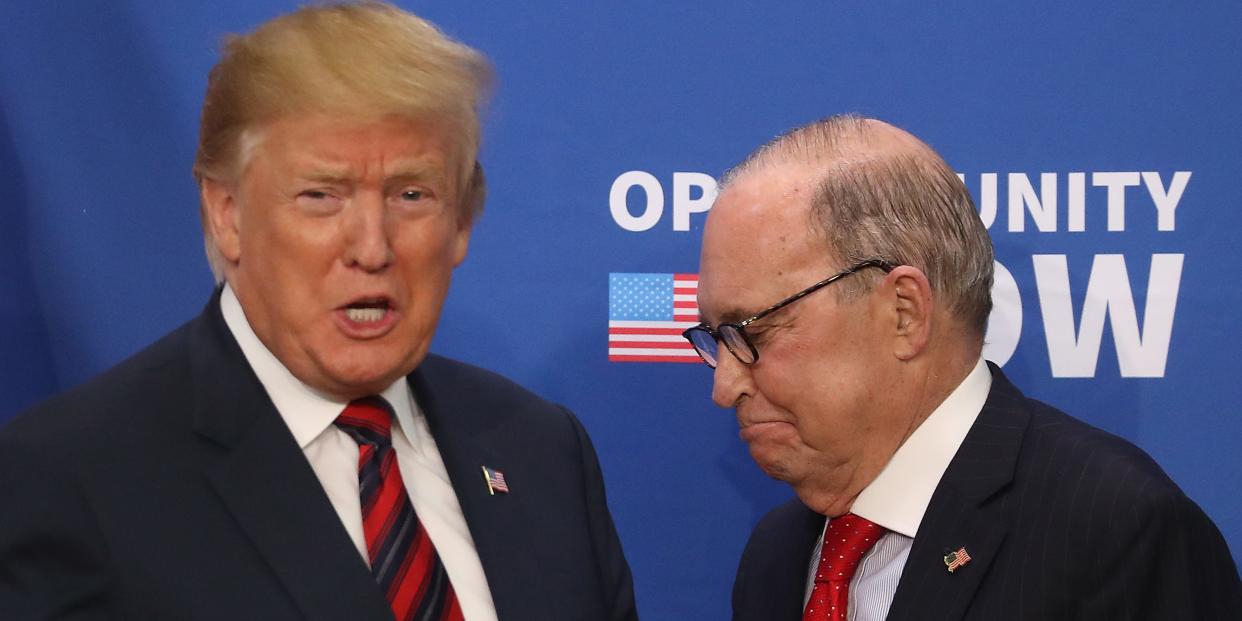 Larry Kudlow Donald Trump