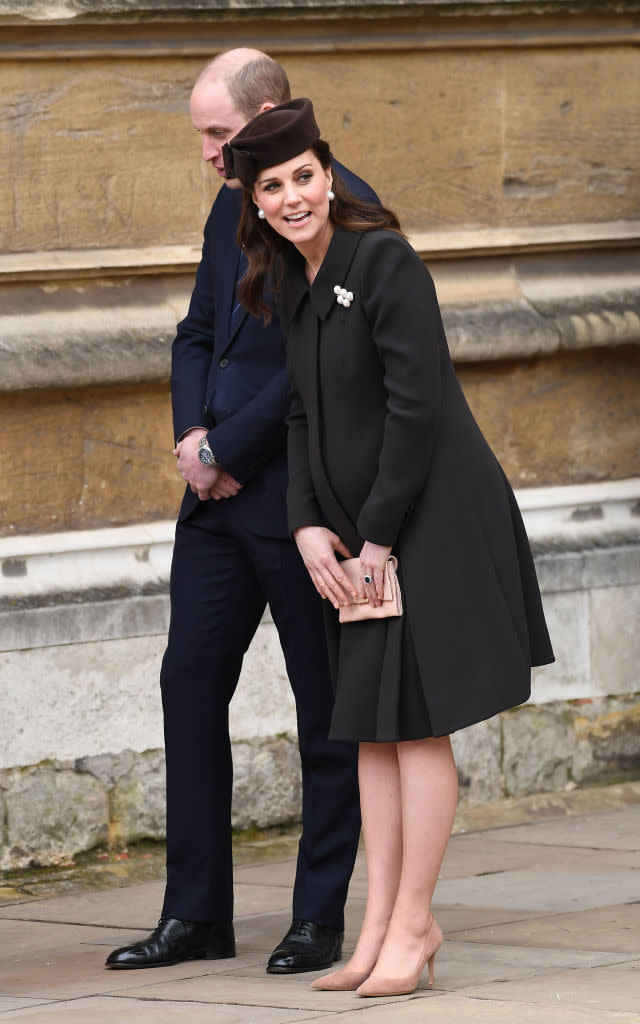 The Duchess of Cambridge gives a final glimpse of her maternity wardrobe