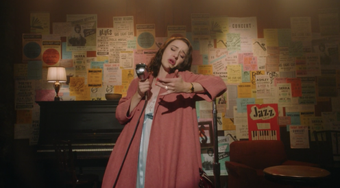 <span class="caption">Rachel Brosnahan in The Marvelous Mrs Maisel.</span> <span class="attribution"><a class="link " href="https://www.amazon.com/gp/video/detail/B06WD8KP4K/ref=dv_wn_sign_in?ie=UTF8&autoplay=1&" rel="nofollow noopener" target="_blank" data-ylk="slk:Amazon;elm:context_link;itc:0;sec:content-canvas">Amazon</a></span>