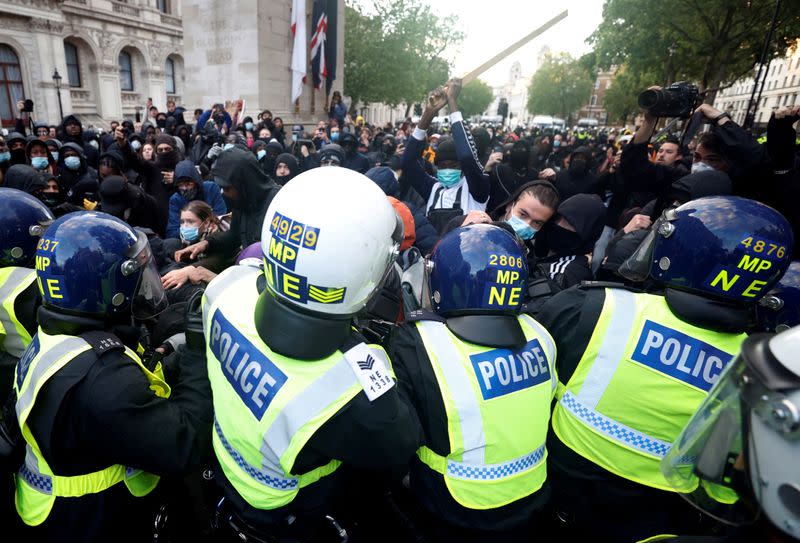 Protest against the death of George Floyd, in London