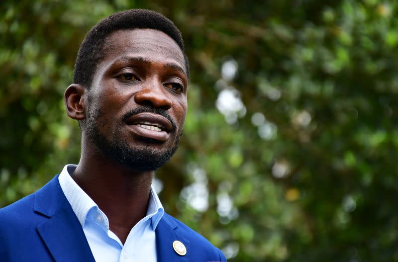 Uganda's opposition presidential candidate rejects early preliminary results in Kampala