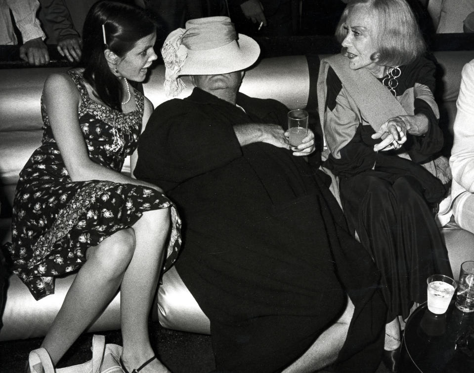 Kate Harrington, Truman Capote and Gloria Swanson (Photo by Ron Galella/Ron Galella Collection via Getty Images)