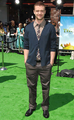 Justin Timberlake at the Los Angeles premiere of DreamWorks' Shrek the Third