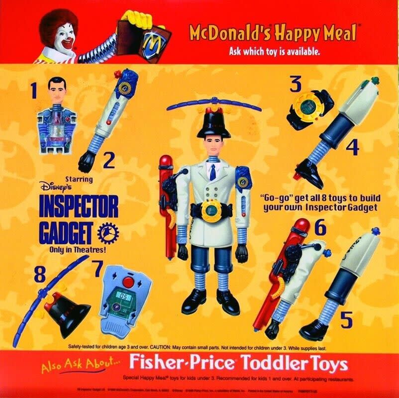 Inspector Gadget Happy Meal toy