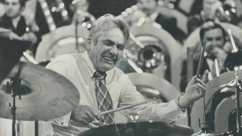 Gene Krupa performing