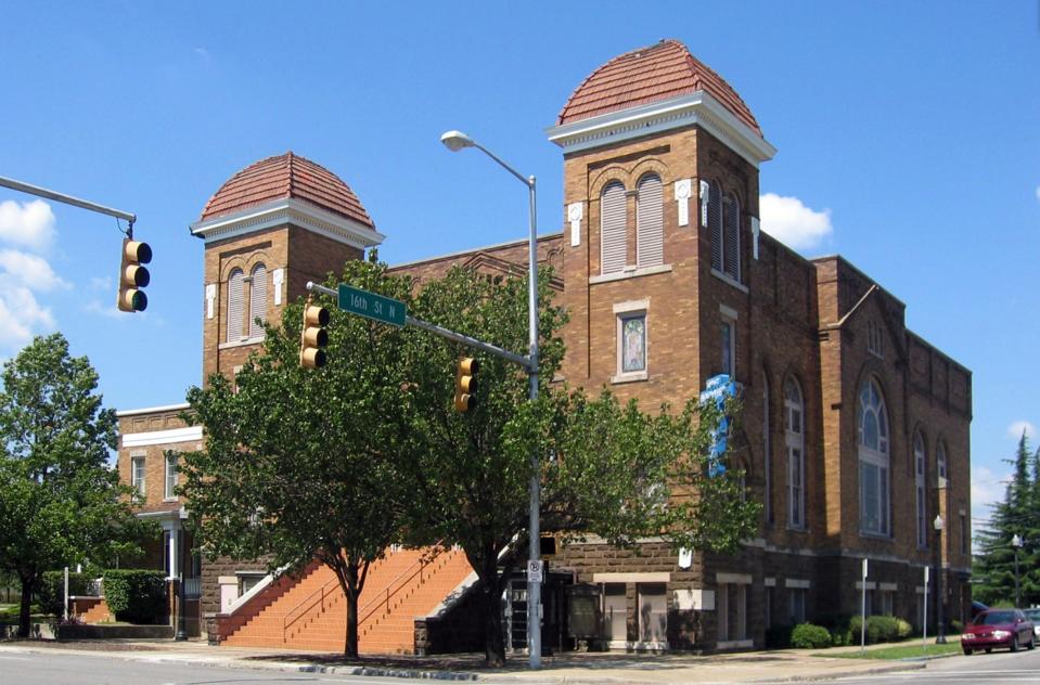 The 16th Street Baptist Church, where a bomb killed four young Black girls on Sept. 15, 1963, just over 60 years ago.