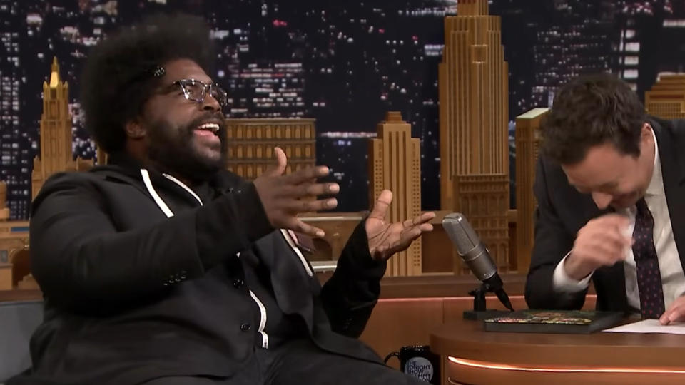 Questlove and Jimmy Fallon on The Tonight Show