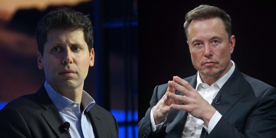 Was stand in den E-Mails, die Elon Musk (links) an OpenAI unter CEO Sam Altman (rechts) schrieb? - Copyright: Getty Images