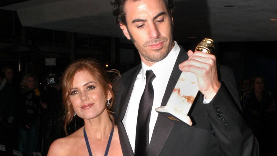 Isla Fisher, Sacha Baron Cohen. Photo by: John Hayes/Everett Collection.