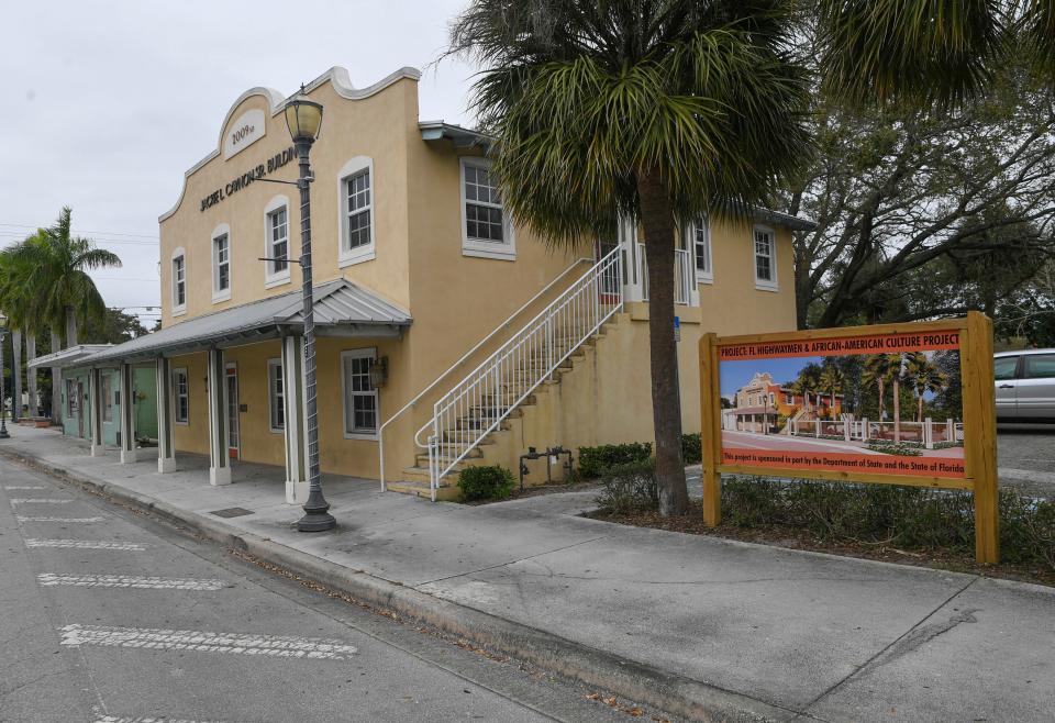 The Jackie L Canyon St. Building is seen along Avenue D on Saturday, Feb. 18, 2023, in Fort Pierce. The building will soon become the Florida Highwaymen & African-American Culture museum.