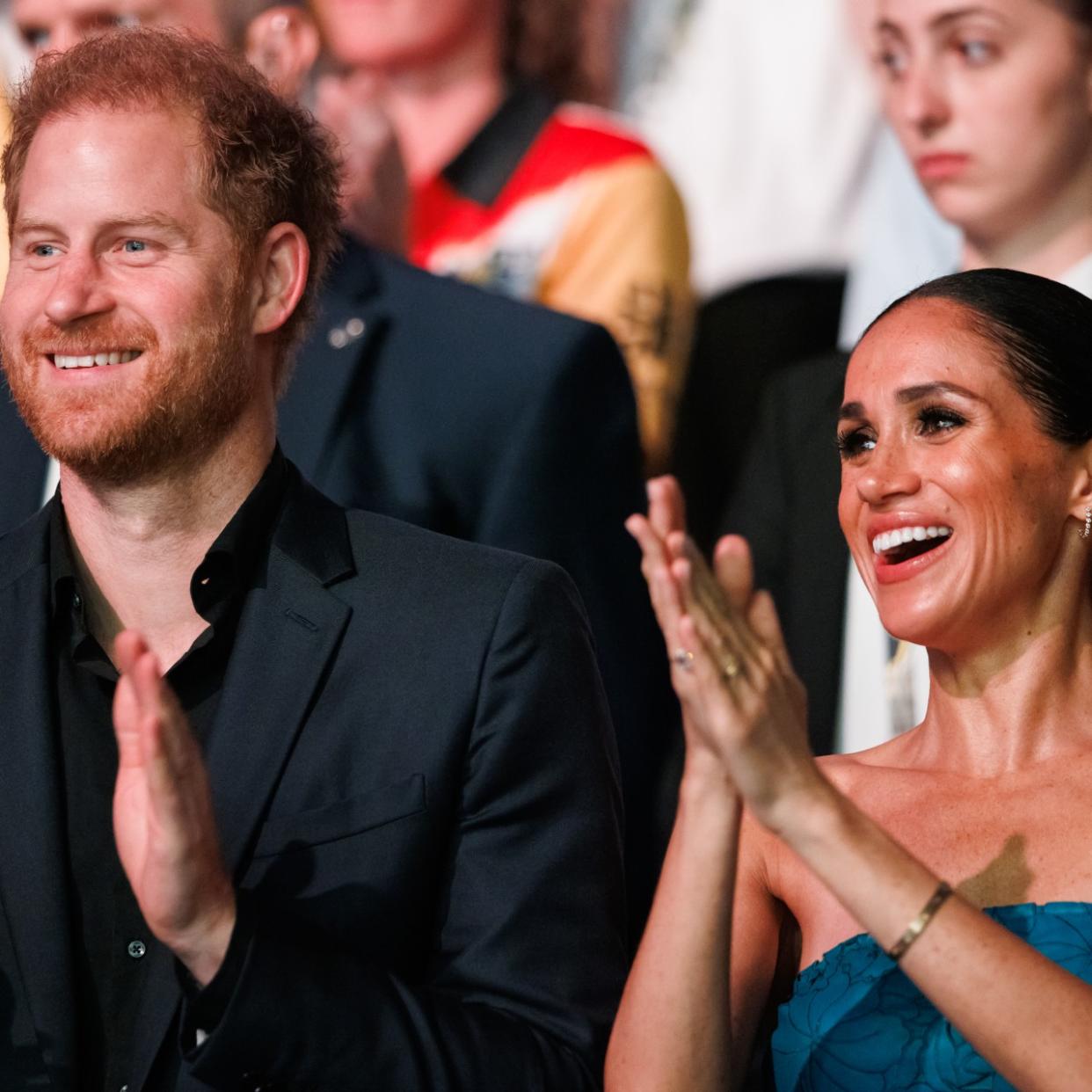  Prince Harry and Meghan Markle. 