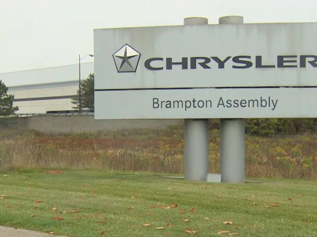Current models of the Charger and Challenger are built at the Brampton Assembly Plant. (CBC News - image credit)