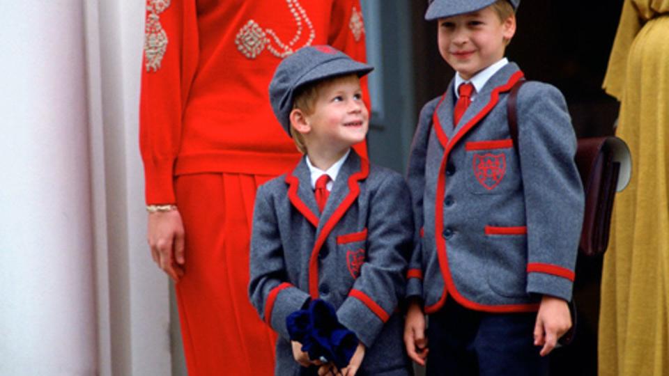 prince harry prince william school