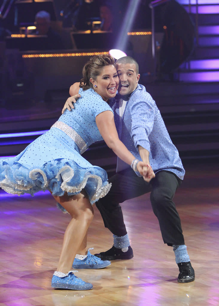 Bristol Palin and Mark Ballas perform on "Dancing with the Stars."