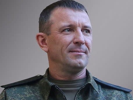 Major General Ivan Popov, who commanded Russia's 58th Combined Arms Army (Russian Defence Ministry via Reuters)