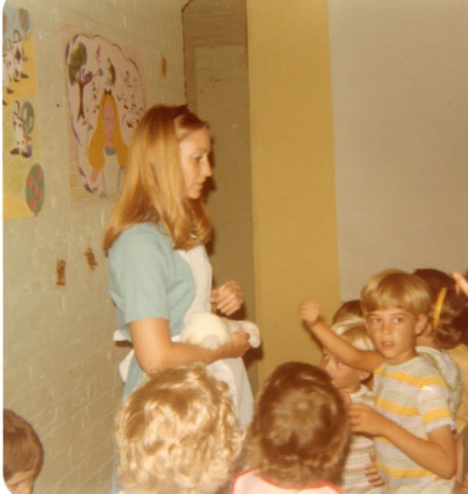 Rita Shacklett with a group of young patrons back in 1977. (Source: Rita Shacklett) 