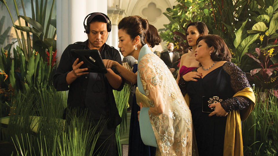 Michelle Yeoh as Eleanor in Jon M. Chu’s “Crazy Rich Asians” - Credit: Sanja Bucko/Warner Bros/Kobal/RE