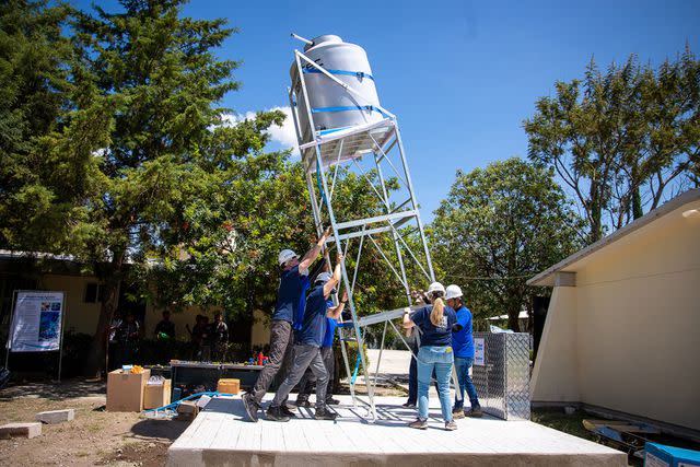 <p>The Hilton Global Foundation and Tempo</p> The Hilton Global Foundation and Tempo by Hilton partnered with Planet Water Foundation to install a water filtration system in Puebla, Mexico, in September 2023.