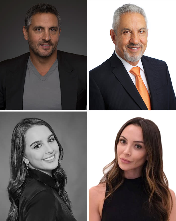 Mauricio Umansky, Eduardo Umansky, Alexia Umansky and Farrah Brittany