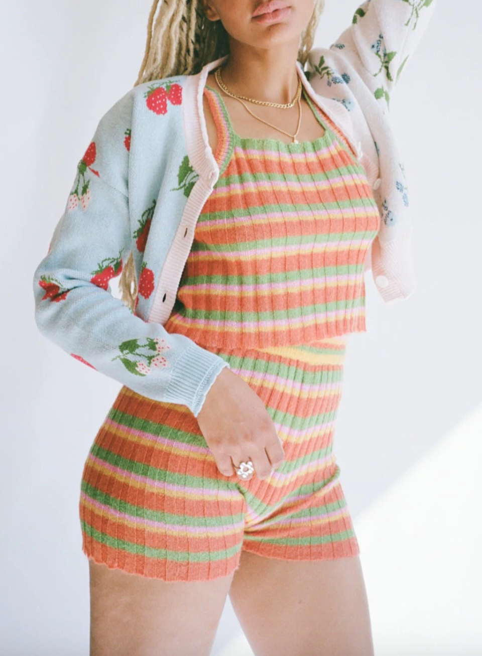 <h2>Lisa Says Gah Lucinda Set</h2><br>For a low-lift, high-impact ensemble that’s the next best thing to rocking up somewhere in your PJs, look no further than this sweet-as-sherbet matching set. It’s a whole-in-one outfit that’s lightweight and soft, making it just what the style doctors ordered for outdoor concerts, errand-packed afternoons, pool parties and beyond.<br><br><em>Shop <strong><a href="https://lisasaysgah.com/" rel="nofollow noopener" target="_blank" data-ylk="slk:Lisa Says Gah" class="link ">Lisa Says Gah</a></strong></em><br><br><strong>Lisa Says Gah</strong> Lucinda Set, Sherbet Stripe, $, available at <a href="https://go.skimresources.com/?id=30283X879131&url=https%3A%2F%2Flisasaysgah.com%2Fcollections%2Ftops%2Fproducts%2Flucinda-set-sherbet-stripe" rel="nofollow noopener" target="_blank" data-ylk="slk:Lisa Says Gah" class="link ">Lisa Says Gah</a>