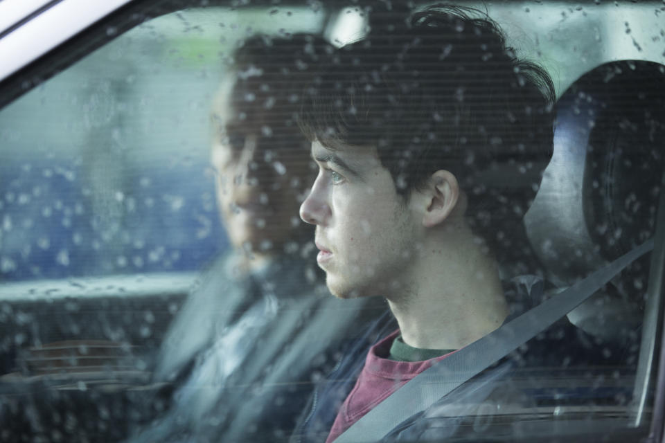 Jerome Flynn and Alex Lawther in "Black Mirror."